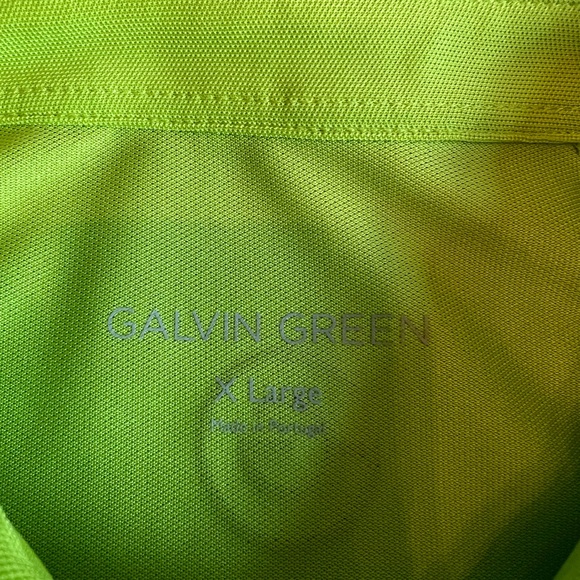Galvin Green Magnum Green White Navy Golf Polo Shirt Size XL - Picture 5 of 13